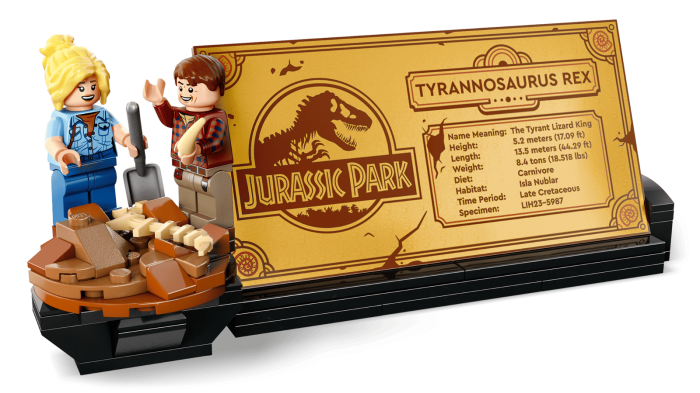 Set de constructie LEGO Jurassic Park 76968, schelet dinozaur Tyranozaur, 33cm, 3145 piese - pukika.ro [5]