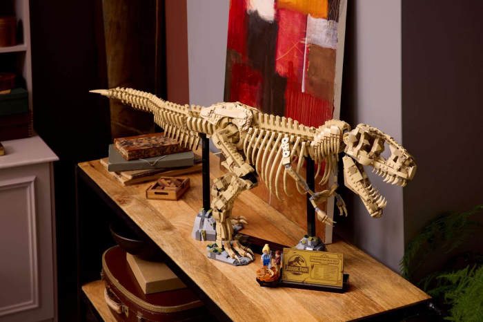 Set de constructie LEGO Jurassic Park 76968, schelet dinozaur Tyranozaur, 33cm, 3145 piese - pukika.ro [12]