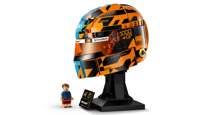 Set LEGO® Cască Oscar Piastri McLaren F1 Team 43017, 793 piese - pukika.ro [4]