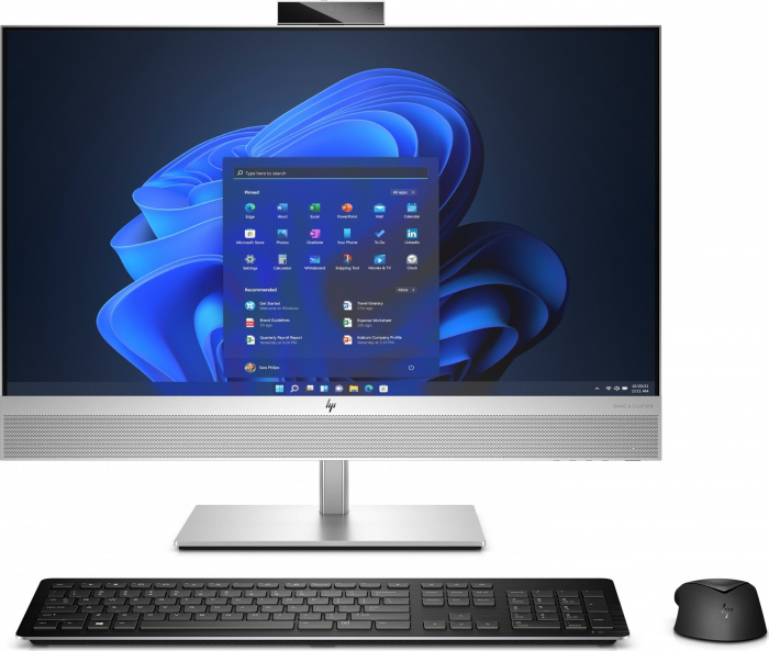 Sistem All In One PC HP EliteOne 870 G9, 27" QHD Touchscreen, Intel® Core™ i5 13500 pana la 4.8 GHz, 16 GB RAM DDR5 4800, 512 GB SSD, Intel® UHD Graphics, Bang & Olufsen, Windows 11 Pro, Silver [1]
