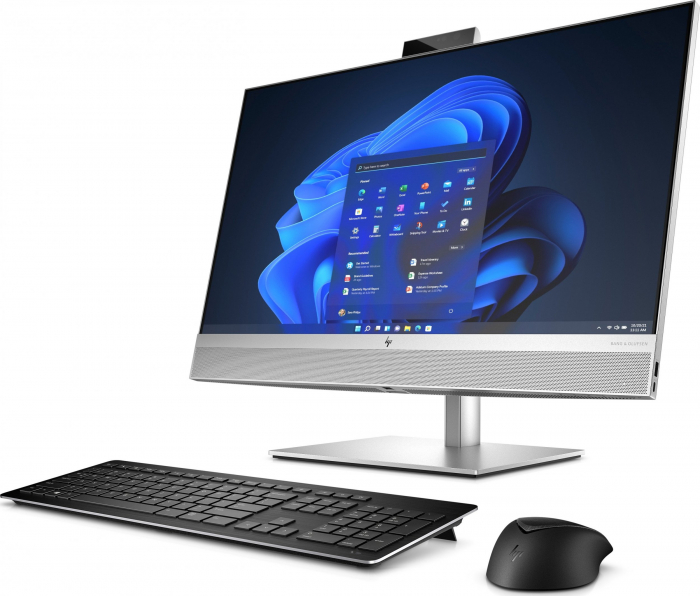 Sistem All In One PC HP EliteOne 870 G9, 27" QHD Touchscreen, Intel® Core™ i5 13500 pana la 4.8 GHz, 16 GB RAM DDR5 4800, 512 GB SSD, Intel® UHD Graphics, Bang & Olufsen, Windows 11 Pro, Silver [2]