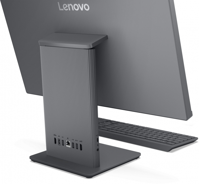 Sistem All In one PC Lenovo IdeaCentre AIO, 23.8" Full HD, Intel® Core™ i3 1315U pana la 4.5 GHz, 8 GB RAM DDR5 5200, 512 GB SSD, Intel® UHD Graphics, Harman Kardon, Free Dos, Luna Grey [5]