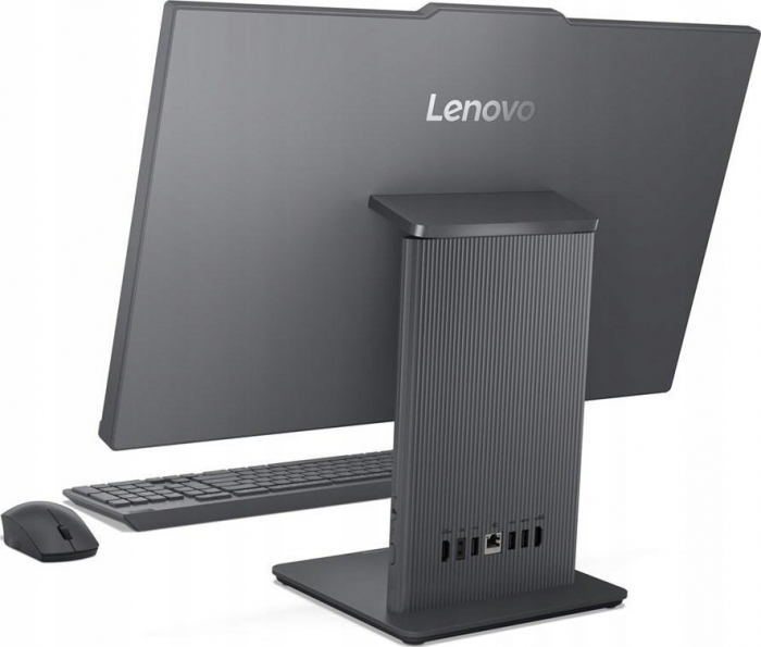 Sistem All In one PC Lenovo IdeaCentre AIO, 23.8" Full HD, Intel® Core™ i3 1315U pana la 4.5 GHz, 8 GB RAM DDR5 5200, 512 GB SSD, Intel® UHD Graphics, Harman Kardon, Free Dos, Luna Grey [4]