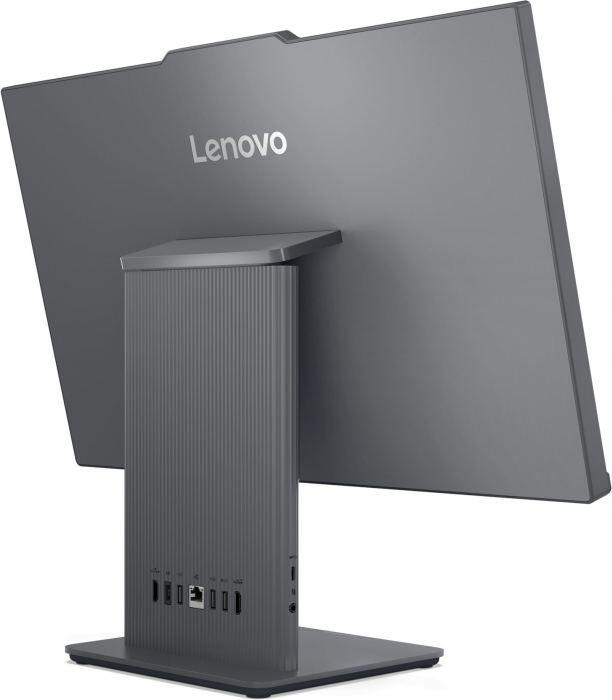 Sistem All In one PC Lenovo IdeaCentre AIO, 23.8" Full HD, Intel® Core™ i3 1315U pana la 4.5 GHz, 8 GB RAM DDR5 5200, 512 GB SSD, Intel® UHD Graphics, Harman Kardon, Free Dos, Luna Grey [3]