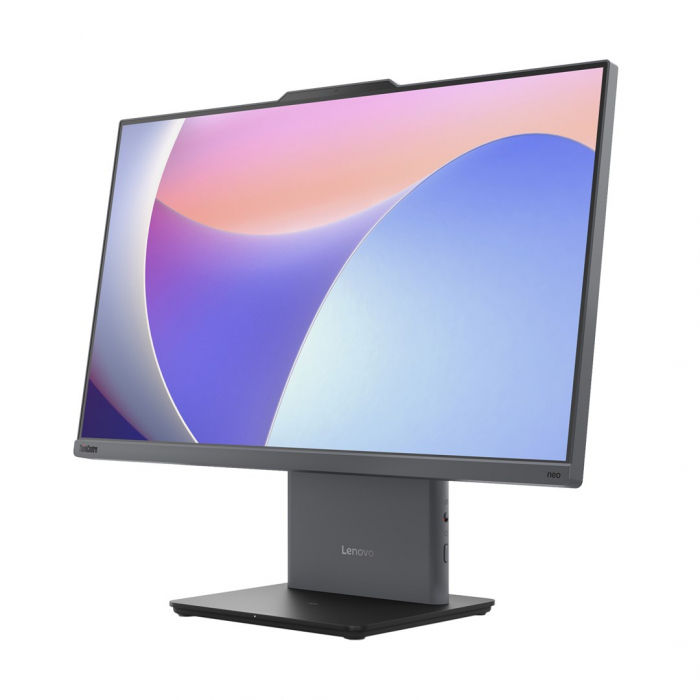 Sistem All In one PC Lenovo ThinkCentre neo 50a 24 G5, 23.8" Full HD, Intel® Core™ i3 1315U pana la 4.5 GHz, 8 GB RAM DDR5 5200, 512 GB SSD, Intel® UHD Graphics, Windows 11 Pro, Grey [2]
