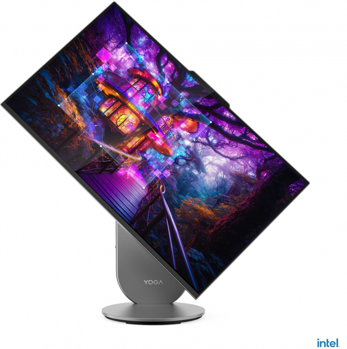 Sistem All In one PC Lenovo Yoga AIO, 27" QHD, Intel® Core™ Ultra 5 125H pana la 4.5 GHz, 16 GB RAM LPDDR5x 7467, 1 TB SSD, Intel Arc Graphics, JBL, Windows 11 Pro, Grey [4]