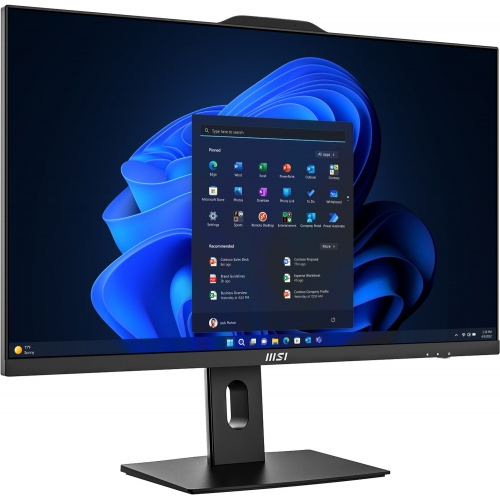 Sistem All In One PC MSI Pro, 27" Full HD, Intel® Core™ i5 14400 pana la 4.7 GHz, 16 GB RAM DDR5 3200, 512 GB SSD, Intel Iris Xᵉ Graphics, Windows 11 Pro, Black [2]