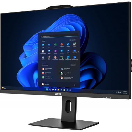 Sistem All In One PC MSI Pro, 27" Full HD, Intel® Core™ i5 14400 pana la 4.7 GHz, 16 GB RAM DDR5 3200, 512 GB SSD, Intel Iris Xᵉ Graphics, Windows 11 Pro, Black [3]