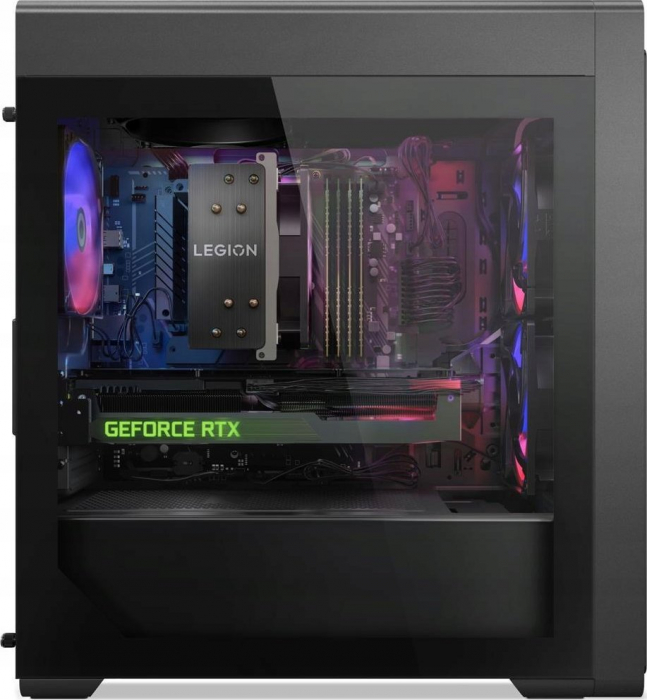 Sistem Desktop PC Gaming Lenovo Legion T5, Intel® Core™ i5 14400F pana la 4.7 GHz, 32 GB RAM DDR5 5600, 1 TB SSD, NVIDIA® GeForce® RTX 4060 8 GB, Windows 11 Home, Grey [3]