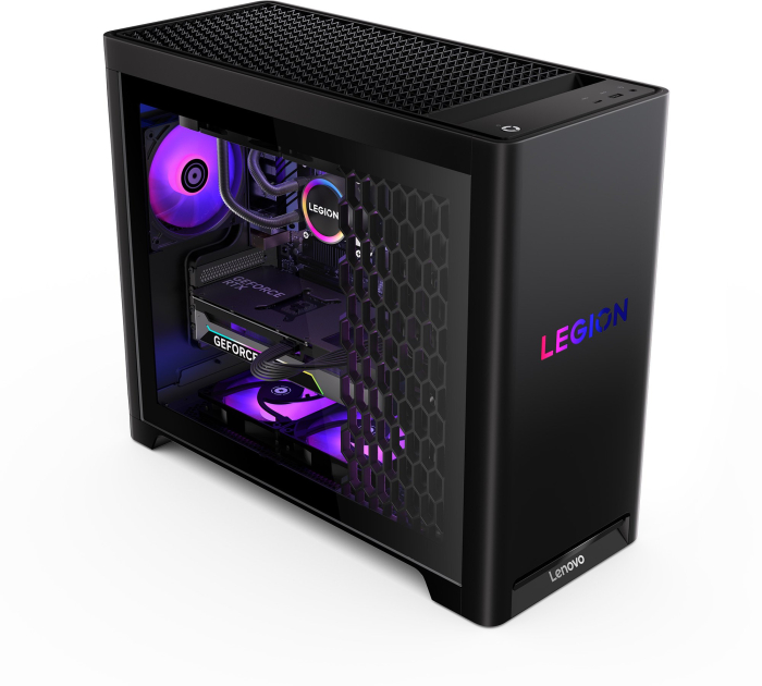 Sistem Desktop PC Gaming Lenovo Legion T5, Intel® Core™ Ultra 7 255HX pana la 5.2 GHz, 32 GB RAM DDR5, 2 TB SSD, NVIDIA® GeForce® RTX 5070 12 GB, Windows 11 Home, Black [10]
