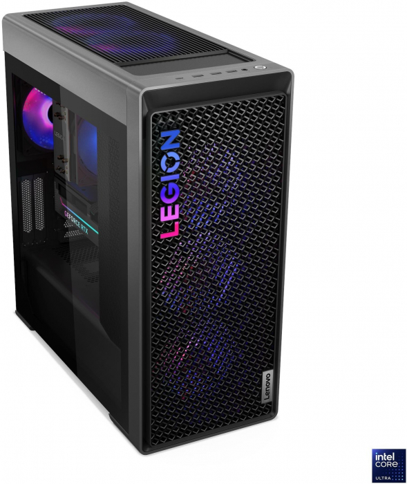 Sistem Desktop PC Gaming Lenovo Legion T7, Intel® Core™ Ultra 9 285K pana la 5.5 GHz, 64 GB RAM DDR5 5600, 2 TB SSD, NVIDIA® GeForce® RTX 5080 16 GB, Free Dos, Grey [3]