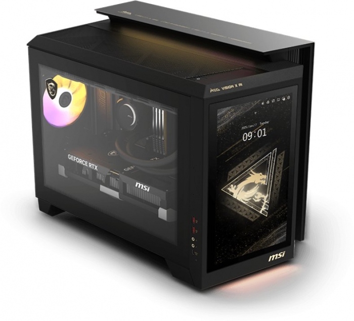 Sistem Desktop PC Gaming MSI MEG Vision X AI, Intel® Core™ Ultra 9 285K pana la 5.7 GHz, 64 GB RAM DDR5 5600, 2 TB SSD, NVIDIA® GeForce® RTX 5090 32 GB, Windows 11 Home, Black [4]