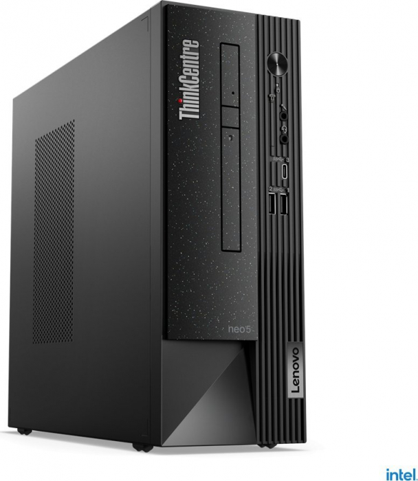 Sistem Desktop PC Lenovo ThinkCentre neo 50s, Intel® Core™ i7 13700 pana la 5.2 GHz, 8 GB RAM DDR4 3200, 512 GB SSD, Intel UHD Graphics 770, Windows 11 Pro, Black [2]
