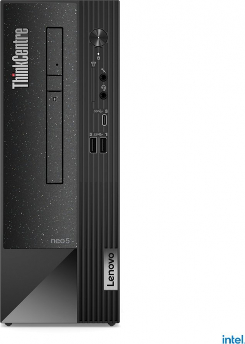 Sistem Desktop PC Lenovo ThinkCentre neo 50s, Intel® Core™ i7 13700 pana la 5.2 GHz, 8 GB RAM DDR4 3200, 512 GB SSD, Intel UHD Graphics 770, Windows 11 Pro, Black [3]