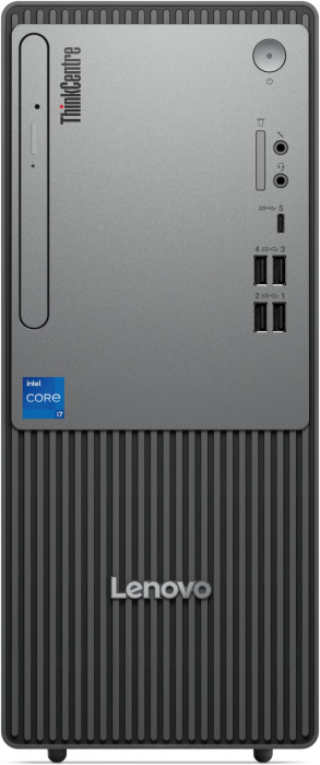Sistem Desktop PC Lenovo ThinkCentre neo 50t, Intel® Core™ i5 14400 pana la 4.7 GHz, 16 GB RAM DDR5 4800, 512 GB SSD, Intel® UHD Graphics 730, Windows 11 Pro, Black [3]