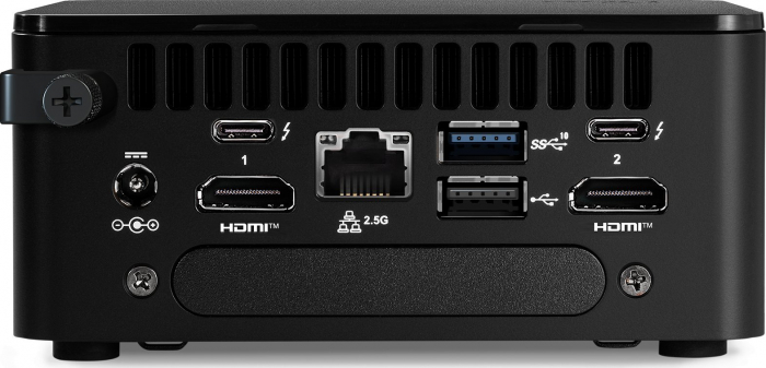 Sistem Mini PC ASUS NUC 13, Intel® Core™ i3 1315U pana la 4.5 GHz, No RAM, No SSD, Intel® UHD Graphics, Free Dos, Black [3]