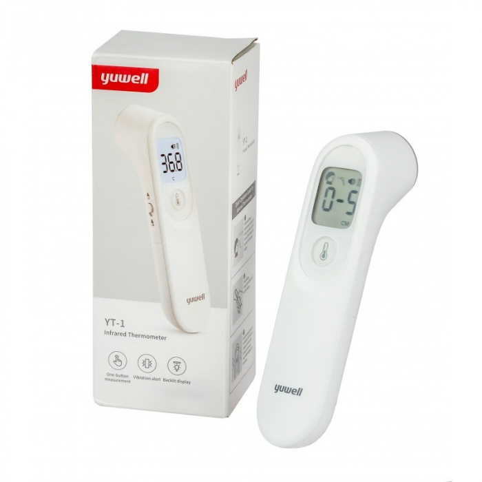 Termometru Digital Yuwell, Non Contact, cu infrarosu, Alb pukika.ro [4]