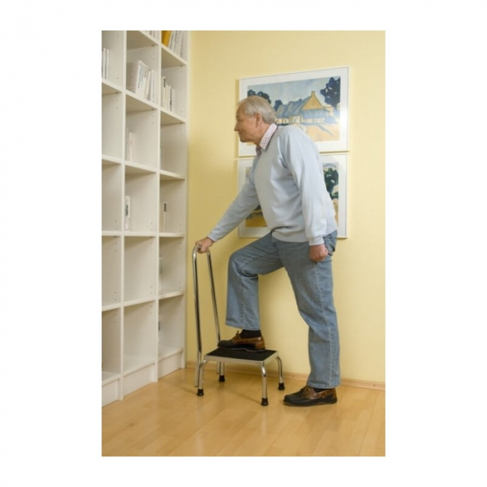 Treapta ajutatoare pentru baie, antiderapant, greutate maxima 150 Kg, Negru [2]