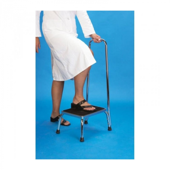 Treapta ajutatoare pentru baie, antiderapant, greutate maxima 150 Kg, Negru [3]