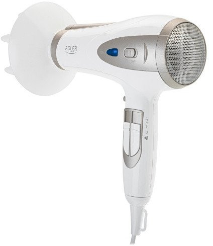 Uscător de Păr ADLER AD, 2400 W, 2 viteze, 3 trepte temperatură, ionizare, Alb pukika.ro [5]