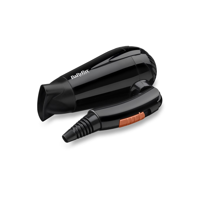 Uscător de Păr BaByliss 5344E Travel Dry, 2000 W, 3 trepte temperatură, 2 viteze, Negru pukika.ro [2]