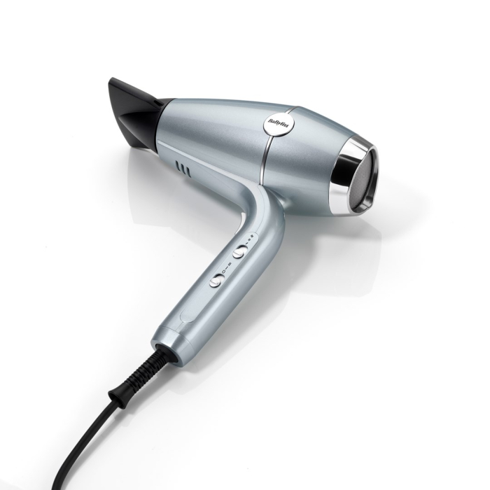 Uscător de Păr BaByliss Hydro-Fusion, 2100 W, 2 viteze, 3 trepte temperatură, difuzor, Gri pukika.ro [6]