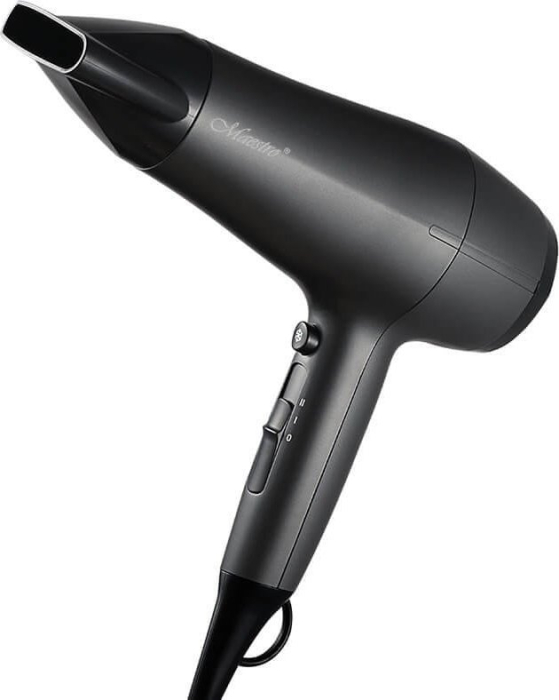Uscător de Păr MAESTRO MR-217, 2200 W, 2 viteze, aer rece, Negru pukika.ro [1]