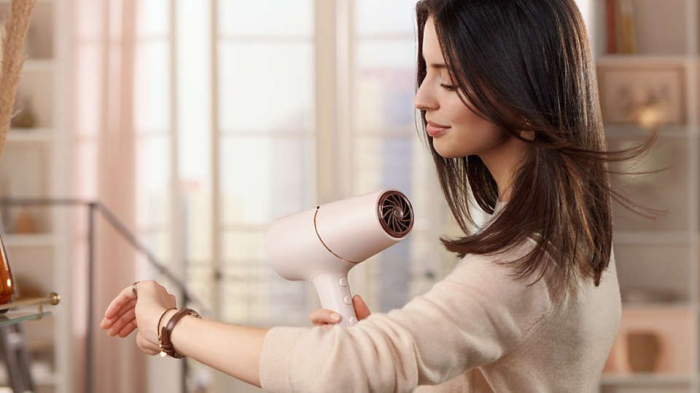 Uscător de Păr Philips, 2300 W, 6 viteze, 6 trepte temperatură, difuzor, Roz pukika.ro [4]