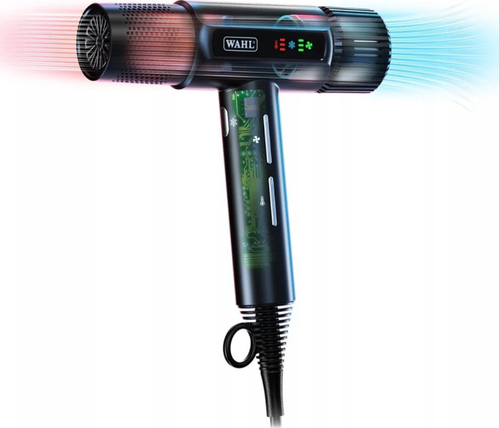Uscător de Păr WAHL Vanquish 4321-0470, 1600 W, 3 trepte temperatură, 3 viteze, difuzor, Negru  pukika.ro [3]