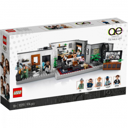 Seturi LEGO - 10291 LEGO® Creator Expert - Queer Eye - Loftul celor cinci fabulosi 10291, 974 piese
