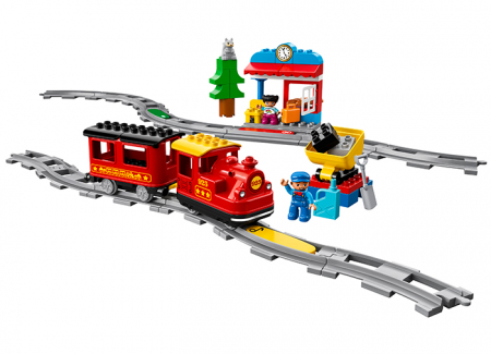 LEGO DUPLO - Tren cu aburi 10874, 59 piese [2]