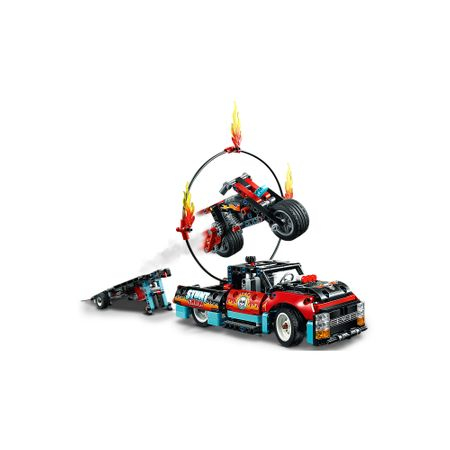 LEGO® Technic - Camion si motocicleta pentru cascadorii 42106 [4]