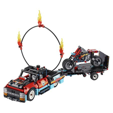 LEGO® Technic - Camion si motocicleta pentru cascadorii 42106 [5]