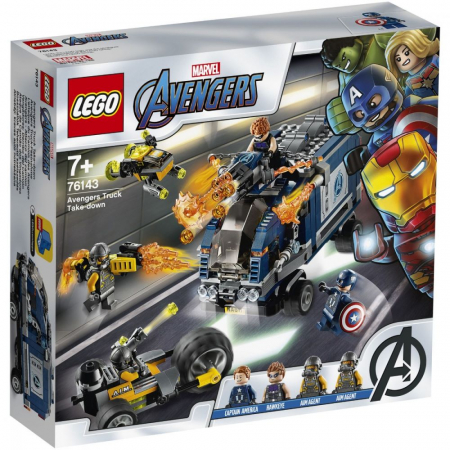 Seturi LEGO - 76143 LEGO® Marvel Super Heroes: Razbunatorii - distrugerea camionului