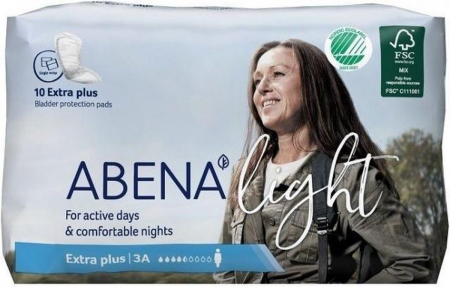 Absorbante feminine - Absorbante Abena Light Extra Plus 3A pentru femei, 10 bucati