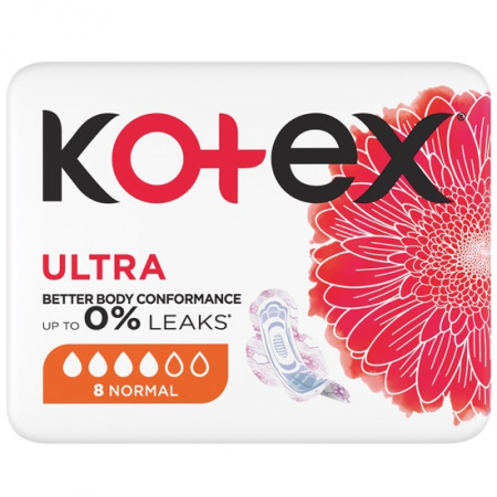 Absorbante feminine - Absorbante Kotex Ultra Normal, 8 bucati
