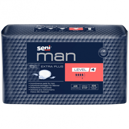 Absorbante incontinenta - Absorbante Barbati Seni Extra Plus L4 22.5 27 cm 15 Bucati pukika.ro