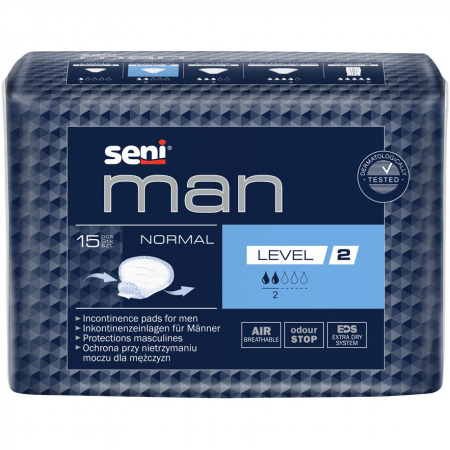 Promotii - Absorbante Barbati Seni Normal L2 19 23.5 cm 15 Bucati pukika.ro