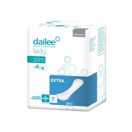 Absorbante incontinenta - Absorbante urologice pentru femei DAILEE LADY Premium 4 Picaturi, Extra, 28 bucati
