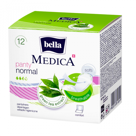 Promotii - Absorbante zilnice Bella pentru femei Medica Panty Normal, 12 bucati