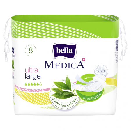 Absorbante feminine - Absorbante zilnice Bella pentru femei Medica Ultra Large, 8 bucati