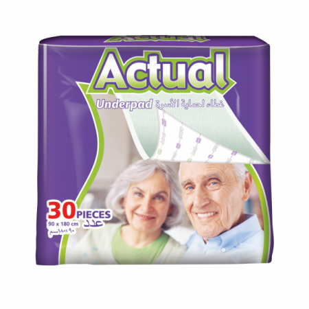 Produse incontinenta adulti - Aleze igienice Actual, 90x180 cm, 30 bucati