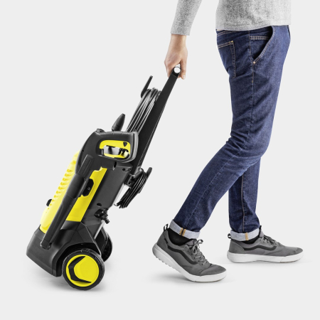 Aparat de Spalare cu Presiune Karcher AG K 5, 2100 W, 145 bar, 500 l/h, PremiumFlex, Galben pukika.ro [2]