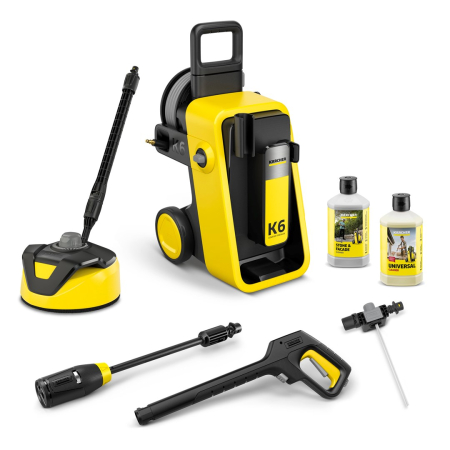 Aparate de Spalat cu Presiune - Aparat de Spalare cu Presiune KARCHER K 6 Comfort Premium, 2200 W, 160 bar, 510 l/h, 2Way!Wash detergent, Galben pukika.ro
