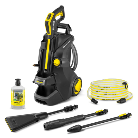 Aparate de Spalat cu Presiune - Aparat de Spalat cu Presiune Karcher K 4, 1800 W, 130 bar, 420 l/h, Power Control, pentru exterion si auto, Negru pukika.ro