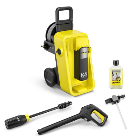 Aparate de Spalat cu Presiune - Aparat de Spalat cu Presiune Karcher K 4 Comfort Premium, 1800 W, 130 bar, 420 l/h, 4-in-1 Multi Jet, Galben pukika.ro