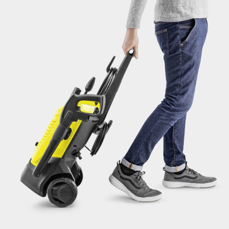 Aparat de Spalat cu Presiune Karcher K 4 WCM, 1800 W, 130 bar, 420 l/h, PowerControl, pentru gradina si auto, Galben pukika.ro [2]