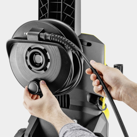 Aparat de Spalat cu Presiune Karcher K 5 WCM Premium, 2100 W, 145 bar, 500 l/h, pentru spatii exterioare si auto, Galben pukika.ro [1]