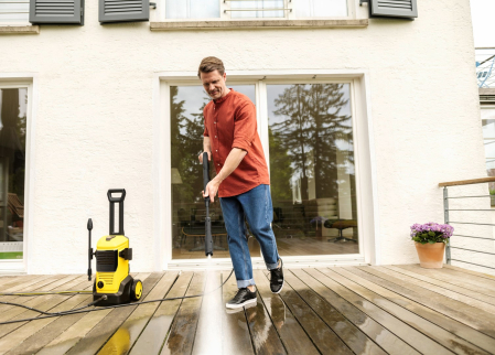 Aparat de Spalat cu Presiune KARCHER K 6 Car, 2200 W, 160 bar, 510 l/h, perie rotativa, duza de spumare, Galben pukika.ro [6]