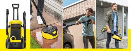 Aparat de Spalat cu Presiune KARCHER K 6 Flex Home, 2200 W, 160 bar, 510 l/h, pentru exterior si auto, Galben pukika.ro [5]